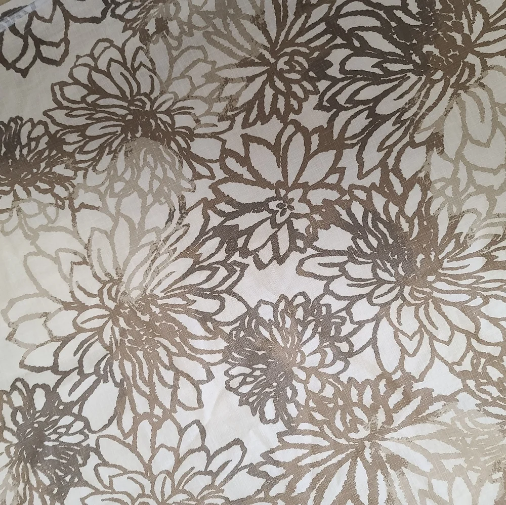 Target floral shower curtain